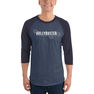 BullyBuster Limited Edition 3/4 sleeve raglan shirt with Poker Chip Label