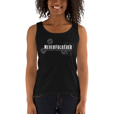 NeverFoldEver Classic Poker Women's Tank Top