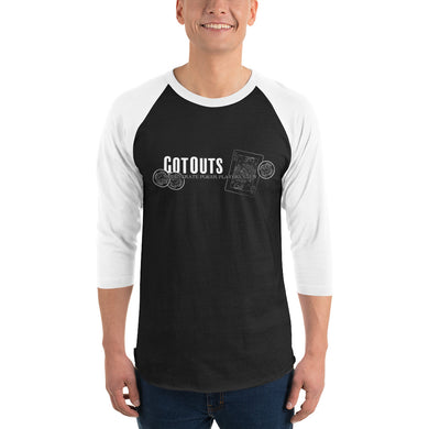 GotOuts Classic Poker 3/4-Sleeve Baseball Shirt